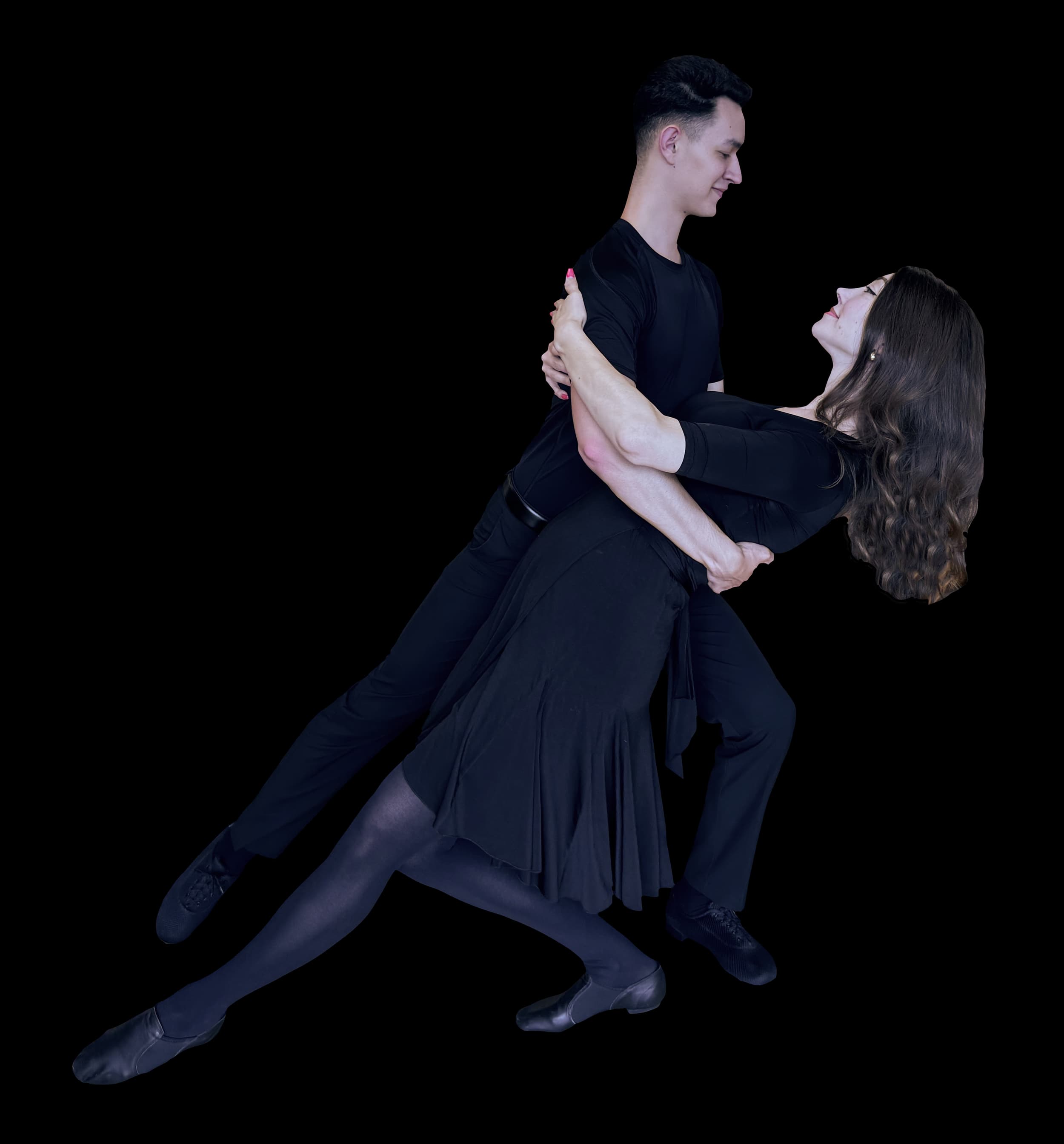 Alexander and Aubrey dancing together