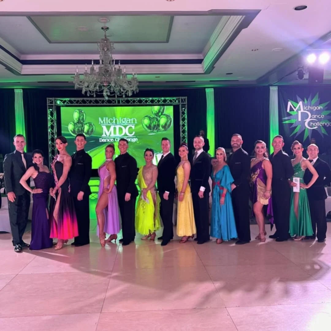 Dancers at Michigan Dance Challenge competition